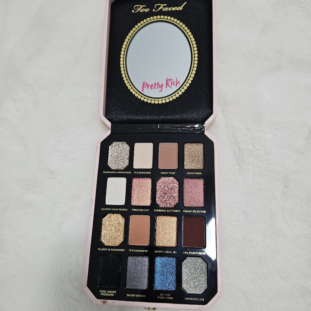 Too Faced Pretty Rich Eyeshadow Palette New